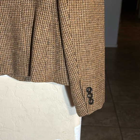 VTG‎ Evan Picone Micro plaid 100% wool blazer jacket - Picture 5 of 7